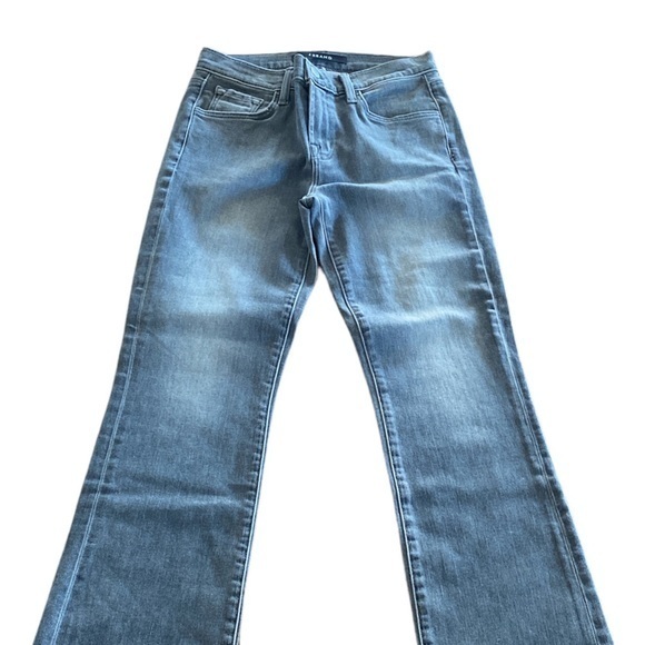 J Brand Selena Crop Bootcut Size 25 Earl Grey Released Hem Cropped Flare - Picture 4 of 11